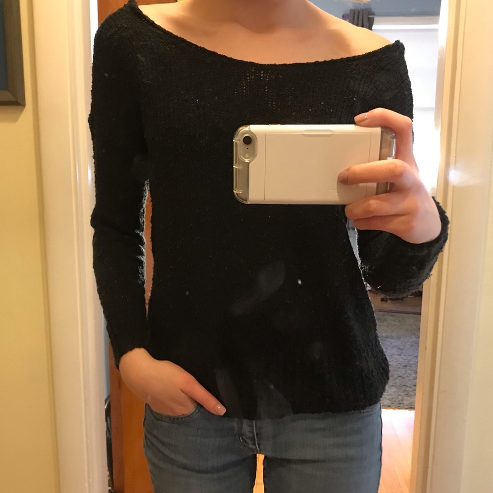 Black sweater